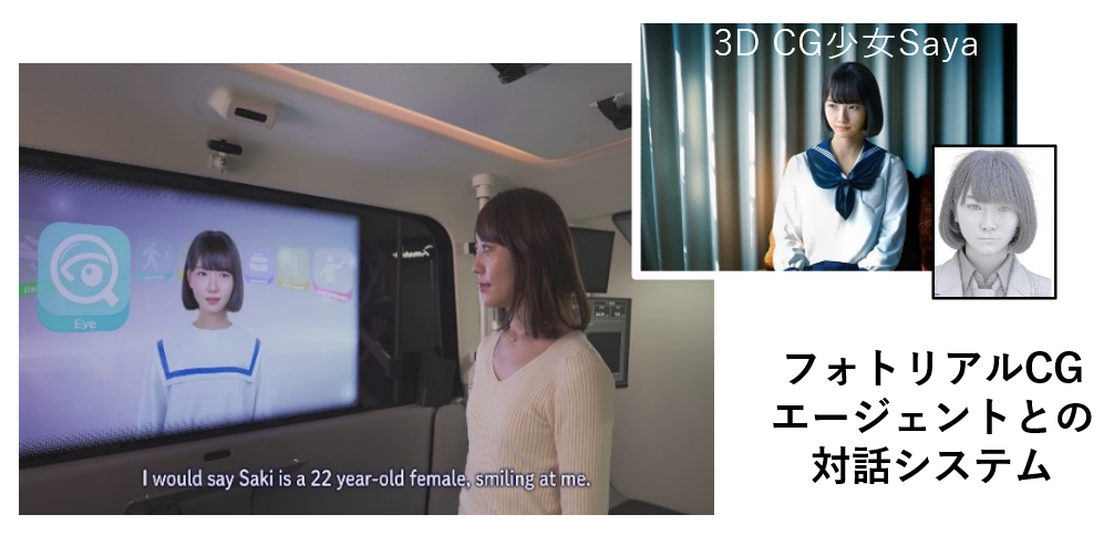 フォトリアルCGエージェントとの対話システム